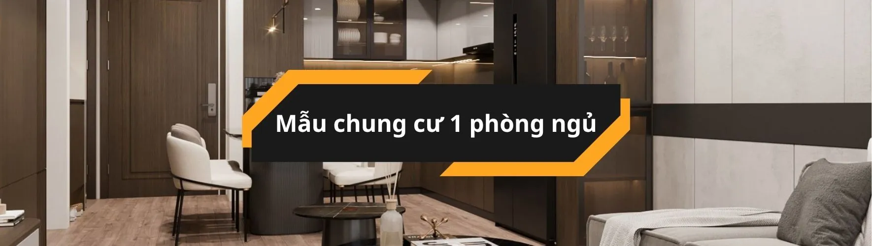 Mẫu chung cư 1 phòng ngủ