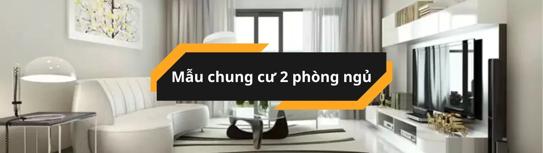 Mẫu chung cư 2 phòng ngủ
