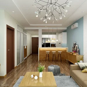 Cải tạo căn hộ 50m2 – phong cách Hiện Đại